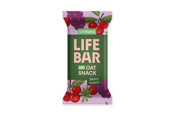 Organic LIFEBAR Oat Snack Berry Fusion