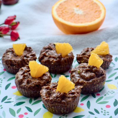 Cupcakes with avocado cream