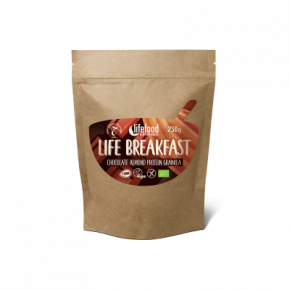 Raw Organic LIFE BREAKFAST Granola Chocolate Almond Protein