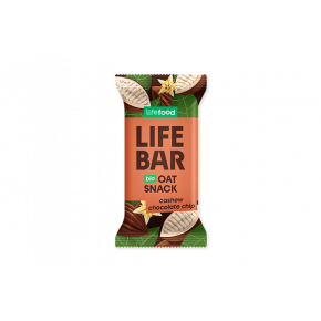 Organic LIFEBAR Oat Snack Cashew Chocolate Chip