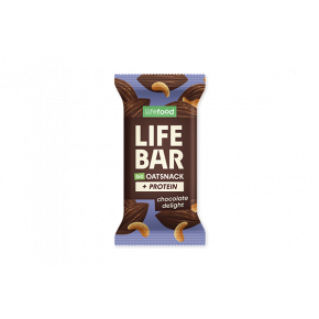 Organic LIFEBAR Oat Snack Protein Chocolate Delight