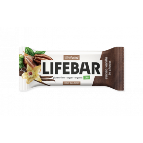 Raw Organic LIFEBAR InChoco Cacao Vanilla