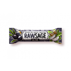 Raw Organic Savoury Snack Bar Rawsage Olive