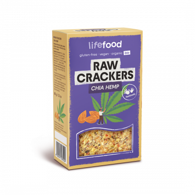 Crackers crus chanvre chia BIO