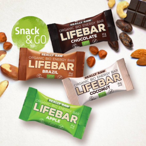 NIEUW: Mini Lifebar energierepen in 4 smaken!