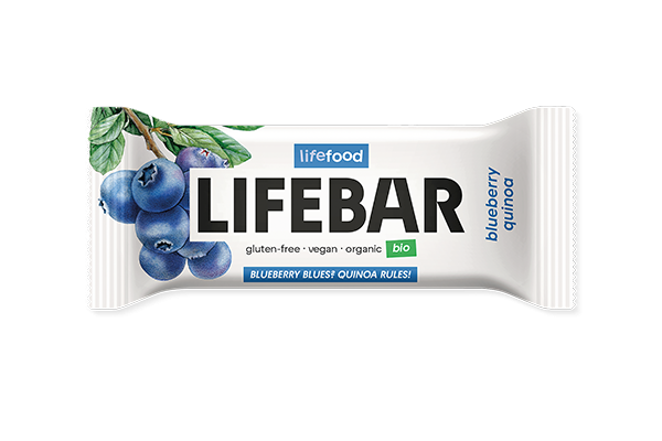 LIFEBAR Energiereep Blueberry Quinoa RAW & BIO