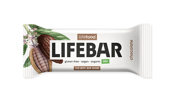 LIFEBAR Energiereep Chocolade RAW & BIO