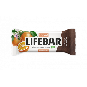 BIO LIFEBAR InChoco Sinaasappel RAW